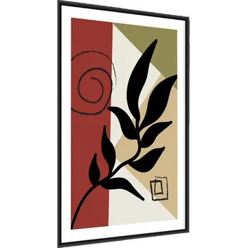 Obraz Plakát na zeď Dekorativní LISTY Boho styl 50x70