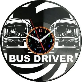 Hodiny Nástěnné hodiny Evevo černé 30 cm