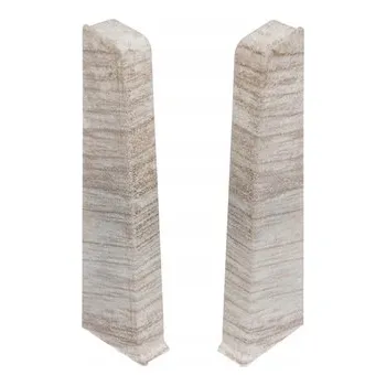 Podlahová lišta Záslepky lišty Hi Line 23,4x75mm Cezar 1 sada = 2 ks (L+P) Jasan Baltimore Mat