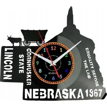 Hodiny Nástěnné hodiny Evevo černé 30 cm