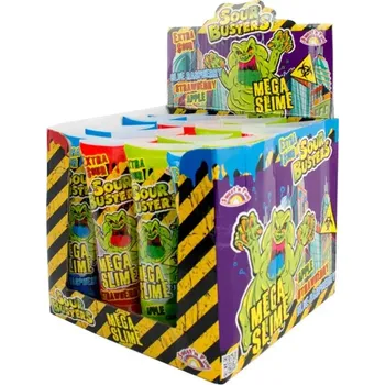 Bonbon Sweet´n Fun | Sour Busters Mega Slime - kyselý sliz 16 ks