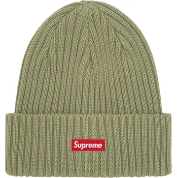 Čepice Supreme Overdyed Beanie (SS25) Olive Velikost: ONE SIZE