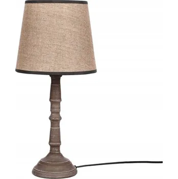 Lampička Candellux CARDINALE stolní lampa výška 43 cm tmavě šedá, stínidlo tmavé lněné