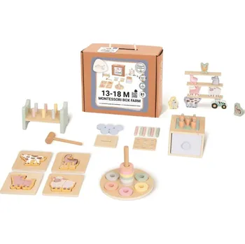 Hračka pro nejmenší eliNeli Edukativní box 13-18 měsíců Farma