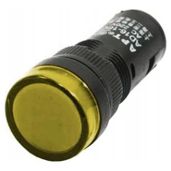 LED kontrolka 19mm 24V AC/DC žlutá