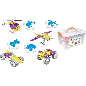 ostatní stavebnice STAVEBNICE - Vozidla k sestavení, 100 dílků