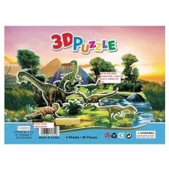 Puzzle Puzzle 3D 46 Dinozaury