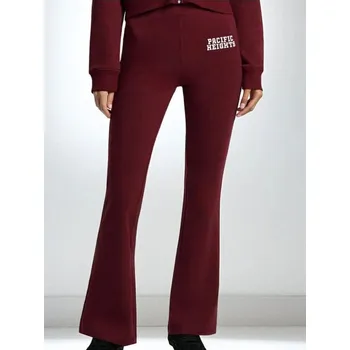 Dámské kalhoty Sinsay - Kalhoty flare - burgundy - 205FK-49X - 205FK-49X-S