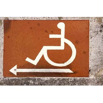 Obraz Plechová cedule Invalid