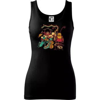 Dámské oblečení Muzikanti vyhrávají (Pecka Design) - Dámské tílko - XS ( Černá )