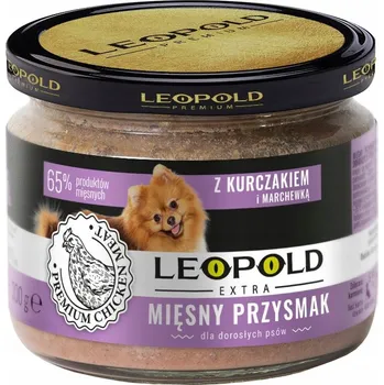 Krmivo pro psa Leopold krmivo mokré krmivo pro psy s kuřecím masem 0,3 kg