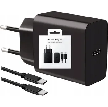 Síťová nabíječka SmartGuard USB-C 45W s 1m kabelem pro Samsung