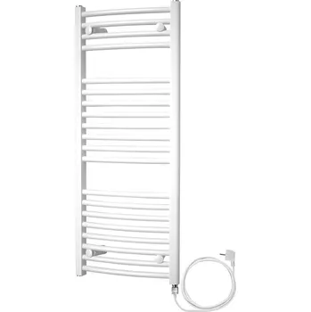 Radiátor Mereo Otopný žebřík oblý 450x1690 mm, bílý, elektrický MT33E