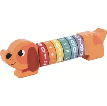 Dřevěná hračka 2Kids Toys Válečková kalkulačka Pejsek