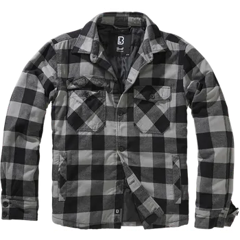 Bunda Lumberjacket černá | antracitová XXL