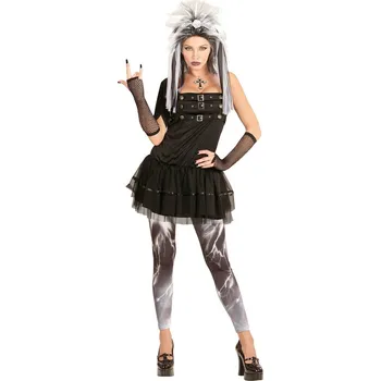 Karnevalový kostým Dámský kostým goticko-punková dáma - XL