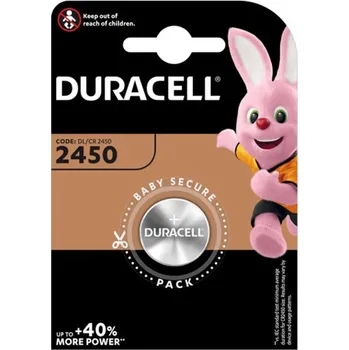 Článková baterie 1x Baterie DURACELL CR2450 DL2450 Lithiová 3V