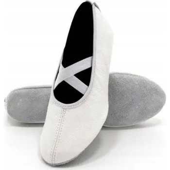 Dámské baleríny JADAR dětské baletky bílé, velikost 30