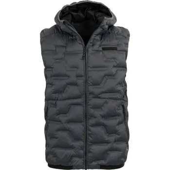 Pánská bunda Pánská zateplená Vesta ALPINE PRO LIVEW XXL Tmavě šedá