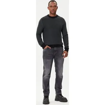 Pánský svetr BOSS Svetr Klapok 50548673 Černá Regular Fit XXL