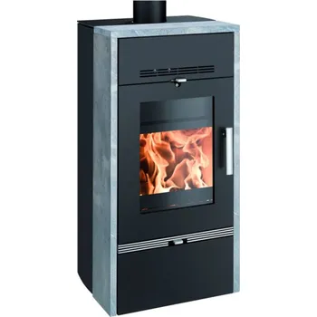 Krbová kamna Haas + Sohn Kamna krbová s výměníkem Haas+Sohn Farum černá / Speckstein