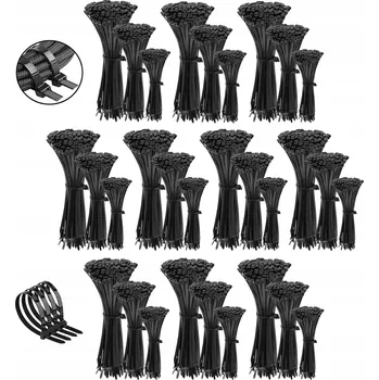 Stahovací páska Upínací pásky, černé stahovací pásky 2,5 mm 3000 ks