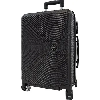 Bavy Cestovní kufr skořepinový 24" Circle Black