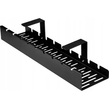 Úložný box APT ORGANIZÉR NA KABELY POD DESKOU STOLU ČERNÁ