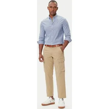 Pánská košile Tommy Jeans Košile Oxford DM0DM09594 Modrá Slim Fit XXL