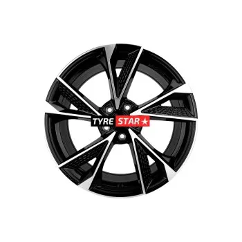 Alu kolo MAM RS6 7x16 5x1143 ET38 BLACK FRONT POLISH