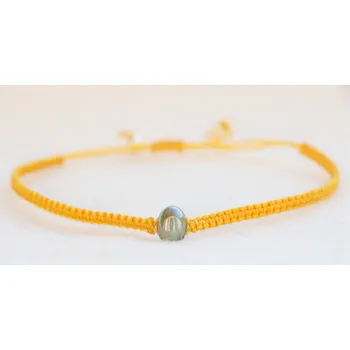 Náramek MagieKorálků.cz Shamballa náramek kolekce "PRECIOSA CANDY OVAL" 10215 Barva: Žlutá