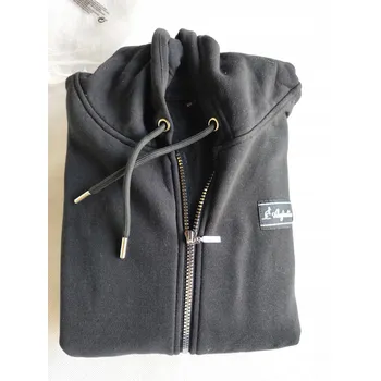 Dámská mikina DÁMSKÁ S KAPUCÍ S MIKINA - ČERNÁ - L - D964