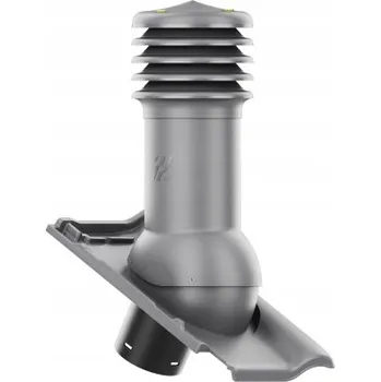Vrták Větrací komín fi150 HiVent pro střešní tašky ROBEN PIEMONT TITAN ŠEDÁ