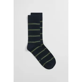 Pánské ponožky PONOŽKY GANT COLLEGIATE STRIPED SOCKS MARINE