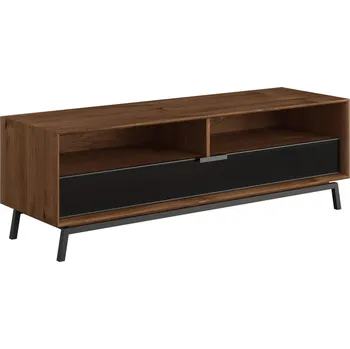 Televizní stolek Massivo.cz TV stolek Modern Loft 1d (160 cm) hnědý, dub, masiv