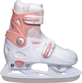 Zimní brusle Arcore SONIC Dětské lední brusle Bílá, Lososová, Růžová 33-36
