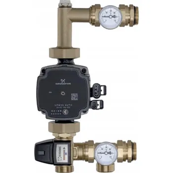 rozdělovač topení Směšovací a čerpadlová skupina Grundfos pro podlahové topení 1,00 m2, 6 kg