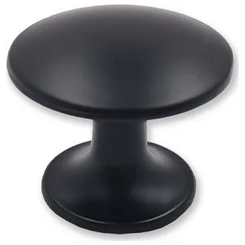 Nábytkové kování GLABRO knopek 29,5mm ČERNÝ MATNÝ