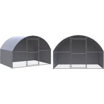 Venkovní klec pro kuřata, 3x2x2 m, pozinkovaná ocel