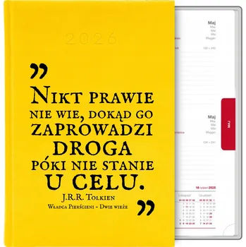 Kalendář Knižkový kalendář 2026 A5 žlutý