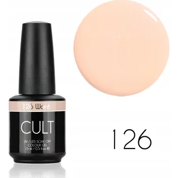 Přípravek na nehty CULT Colour Gel / Hybridní lak 15 ml UV/LED Want 126