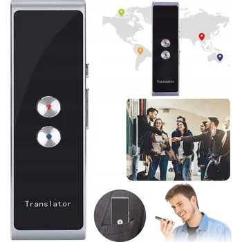 Bezpečnostní kamera INTELIGENTNÍ HLASOVÝ PŘEKLADAČ OBOUSMĚRNÝ PRO PŘEKLAD 33 JAZYKŮ