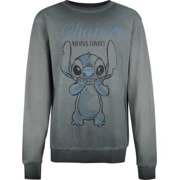 Dámská mikina Mikinové tričko Disney z Lilo & Stitch - Ohana - Ženy - modrá