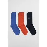 PONOŽKY GANT SOFT COTTON SOCKS 3-PACK RICH BLUE