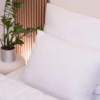 Povlak na polštář švýcarský bavlněný satén 50x70 cm bílý