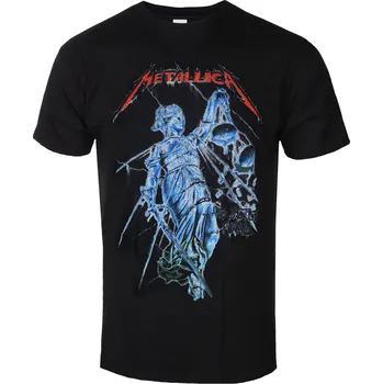 Pánské oblečení Tričko metal pánské Metallica - Blue Justice - ROCK OFF - METTS85MB - XXL