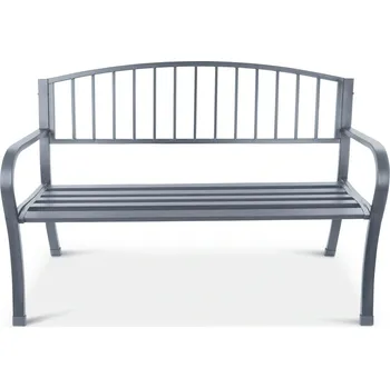 Zahradní lavice Zahradní parková lavice – kovová, grafitová G-823
