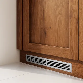 Nábytkové kování Interex design Větrací mřížka LAGUNA / Hliník 500 mm 60 mm