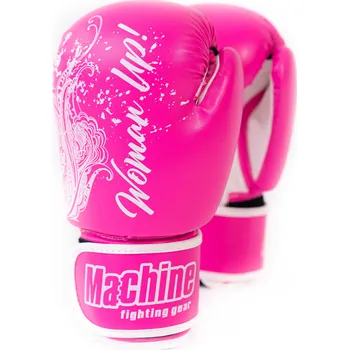 Boxerské rukavice Boxerské rukavice Machine Woman Up - růžové - Mach_BOX_WomanUp_P Velikosti: 10 oz