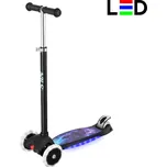 Dětská tříkolová koloběžka NILS Fun HLB1310 s LED černá